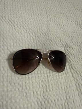 Michael Kors Gold Frame Sunglasses with Brown Gradient Lenses